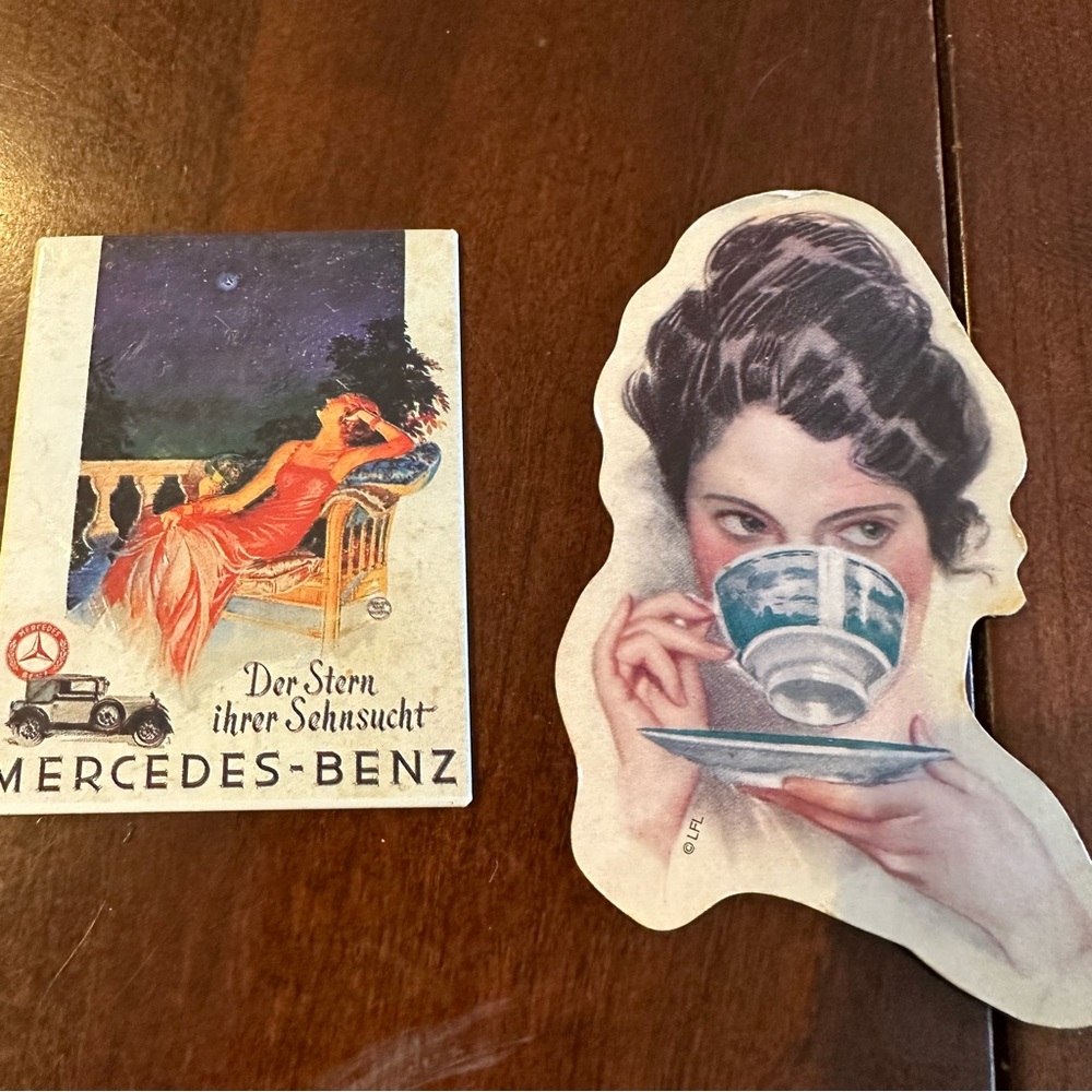 2pc Mercedes Benz 1929 Der Ster ihrer Sehnsucht by Atelier Hans Neumann Magnets